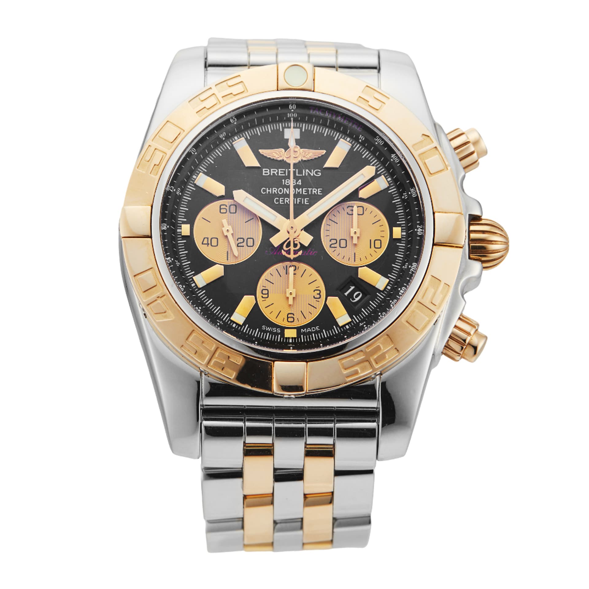 Pre-Owned Breitling Chronomat 44mm Stainless Steel and Rose Gold