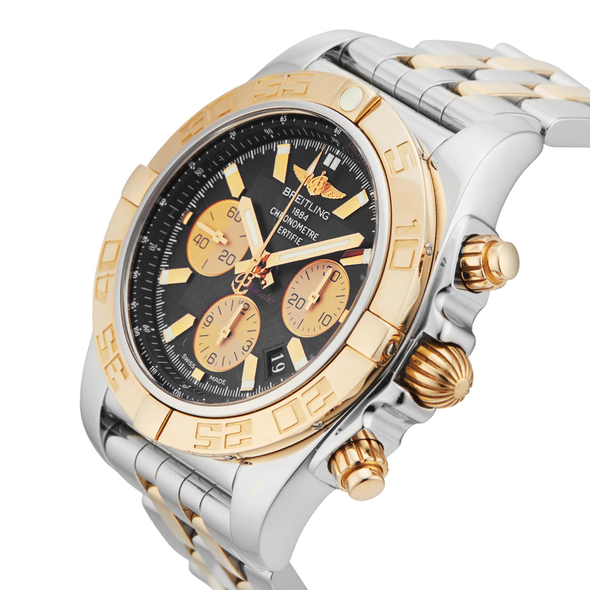 Pre-Owned Breitling Chronomat 44mm Stainless Steel and Rose Gold