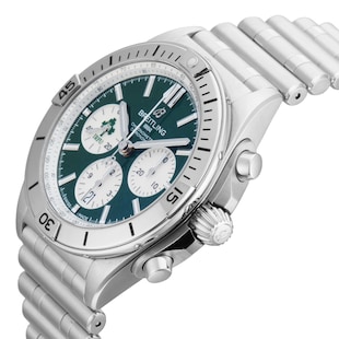 Pre-Owned Breitling Chronomat B01 Six Nations Ireland 42mm Stainless Steel