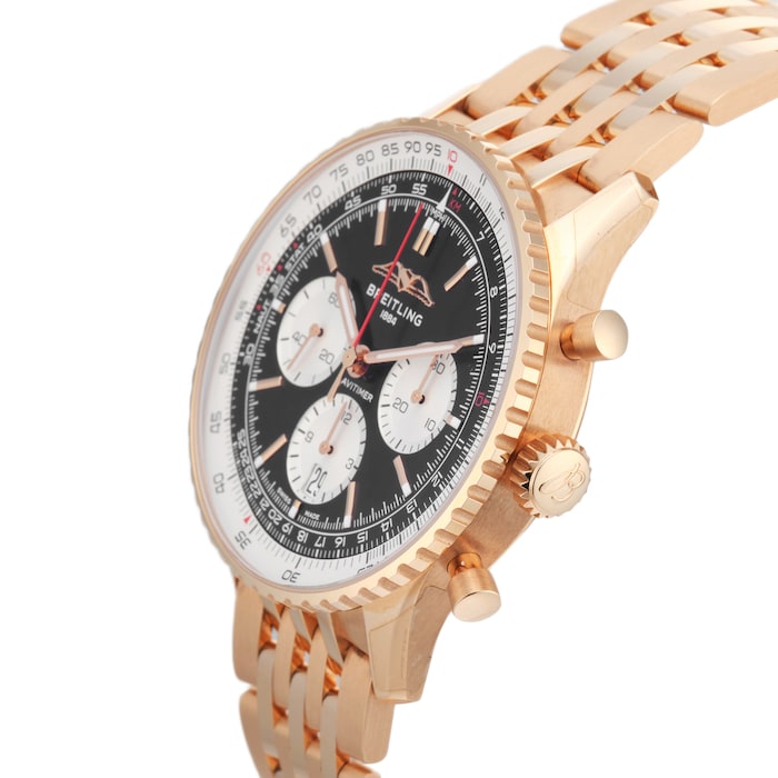 Pre-Owned Breitling Navitimer B01 Chronograph 43mm Rose Gold