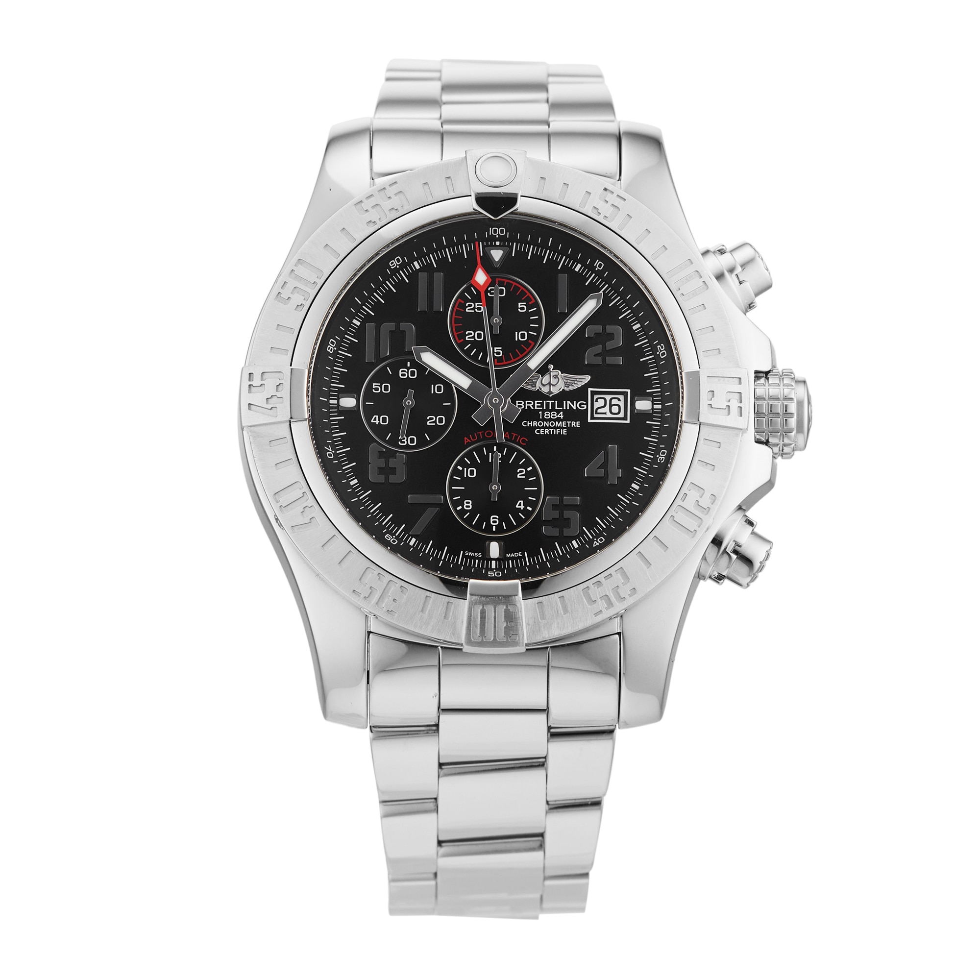Pre-Owned Breitling Super Avenger II 48mm Stainless Steel  A1337111/BC28
