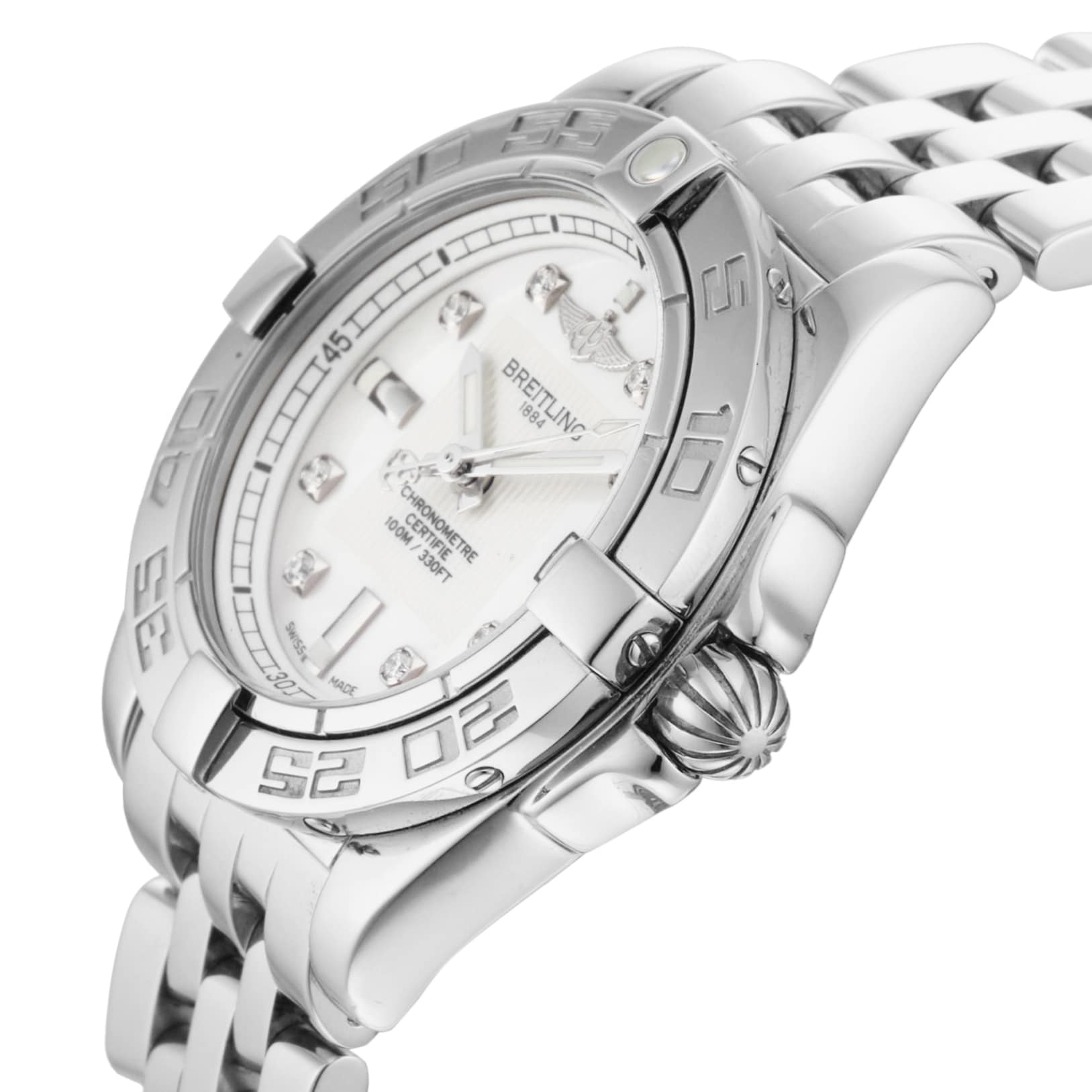 Pre-Owned Breitling Galactic 32mm Stainless Steel