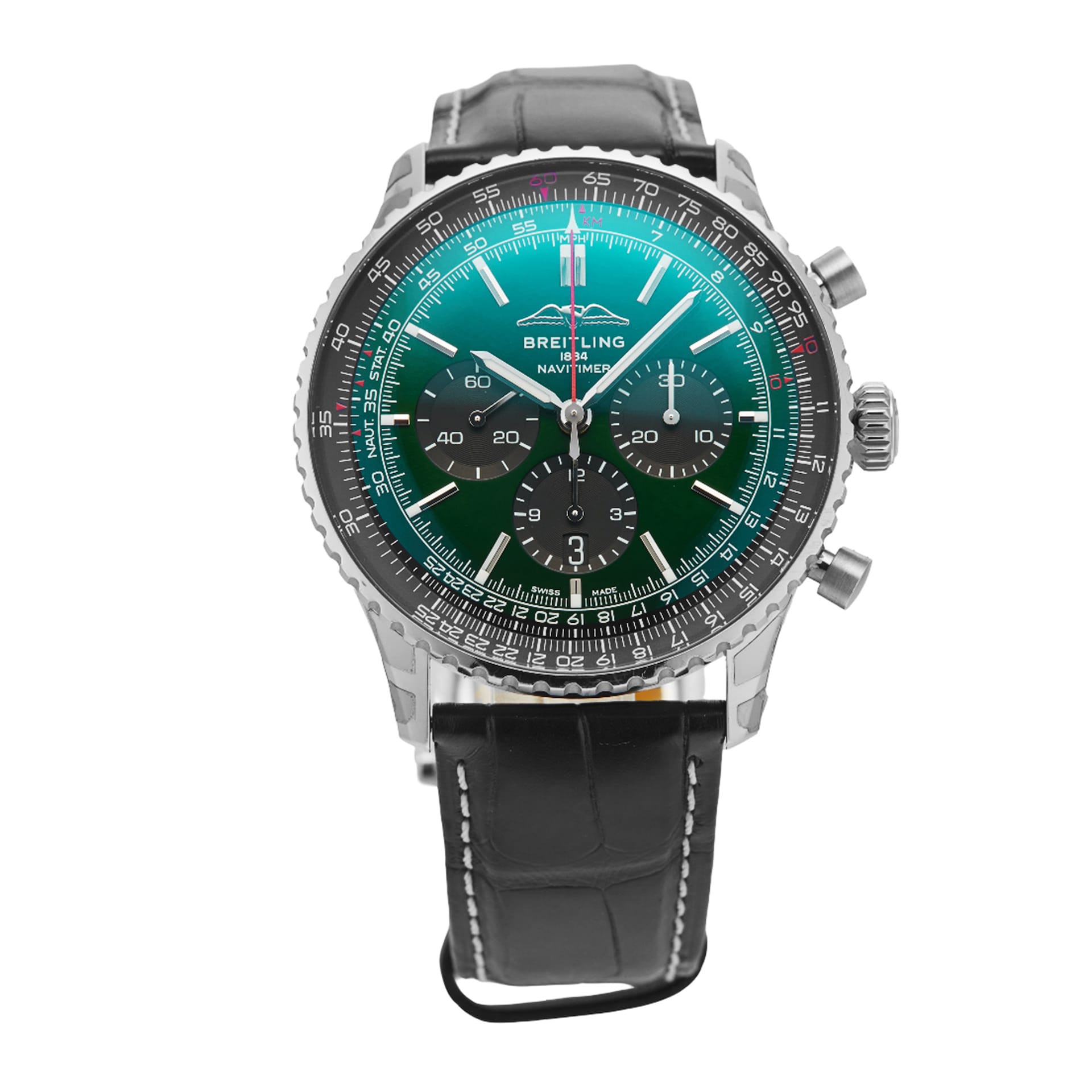 Pre-Owned Breitling Navitimer B01 Chronograph 46mm Stainless Steel Pre-Owned Breitling Navitimer B01 Chronograph 46mm Stainless Steel