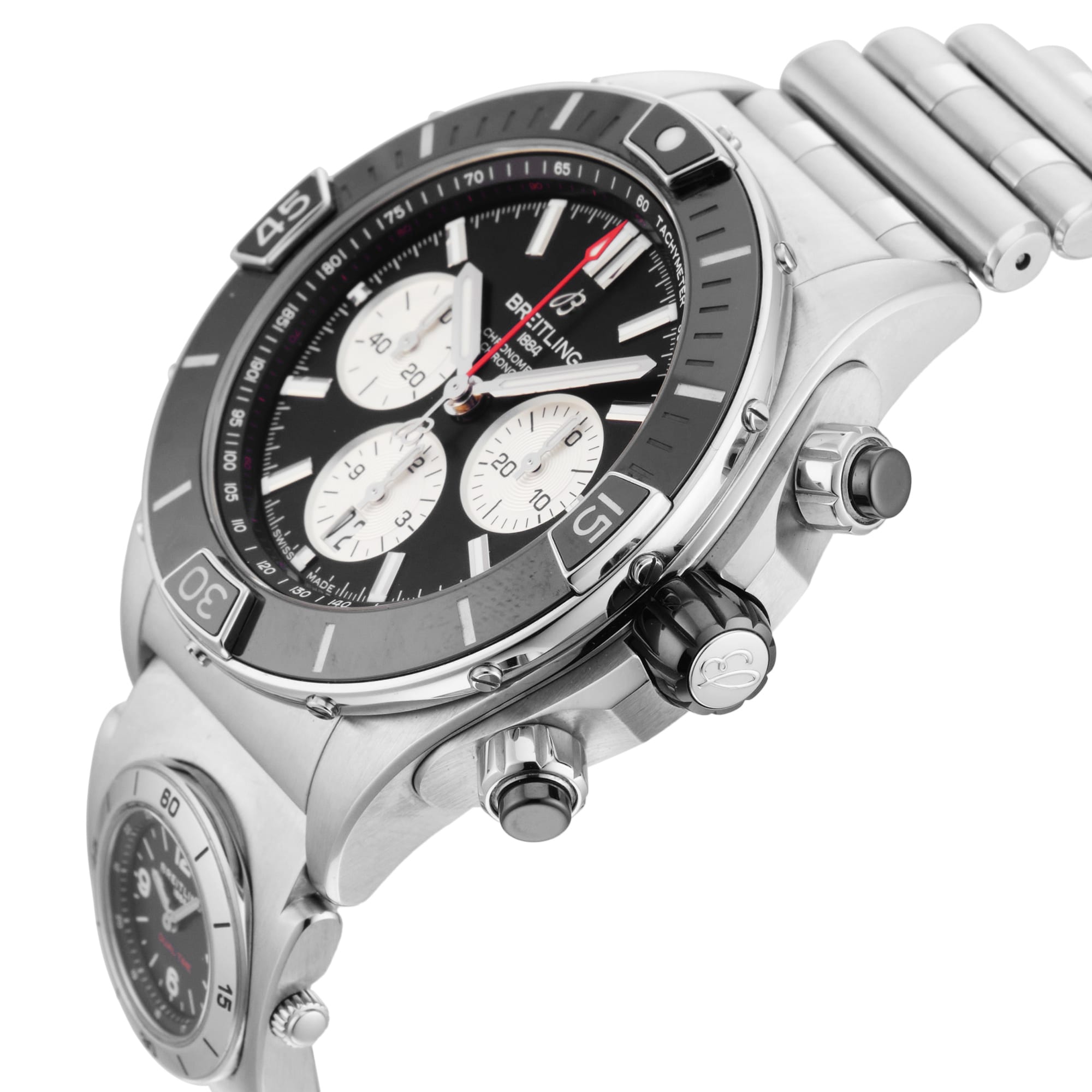 Pre-Owned Breitling Super Chronomat B01 UTC 44mm Stainless Steel