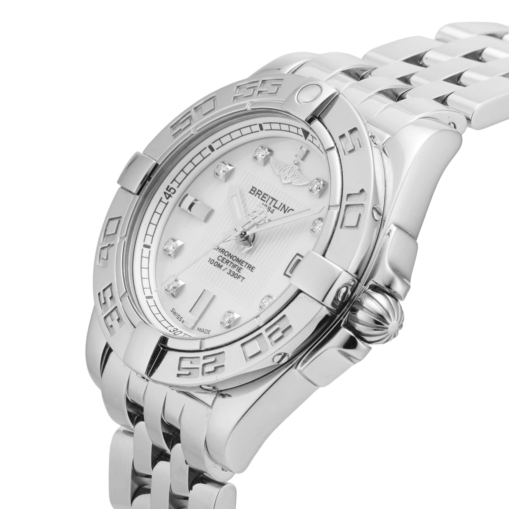 Pre-Owned Breitling Galactic 32mm Stainless Steel Pre-Owned Breitling Galactic 32mm Stainless Steel