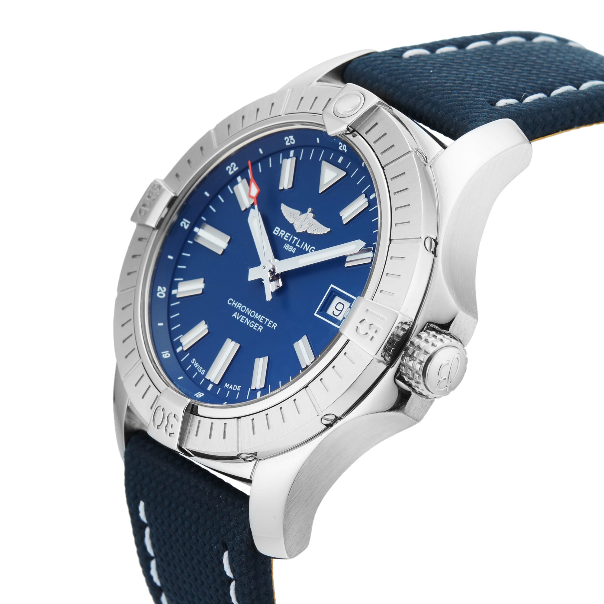 Pre-Owned Breitling Avenger Automatic 43MM Stainless Steel Pre-Owned Breitling Avenger Automatic 43MM Stainless Steel