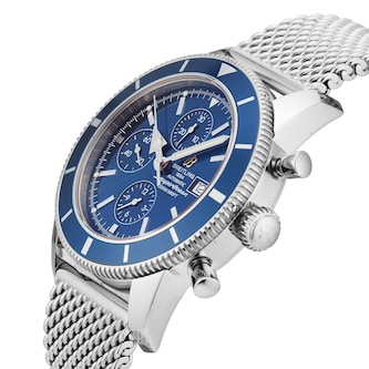 Pre-Owned Breitling Superocean Heritage Chronograph 46MM Stainless Steel Pre-Owned Breitling Superocean Heritage Chronograph 46MM Stainless Steel