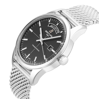 Pre-Owned Breitling Transocean Day & Date 43mm Stainless Steel Pre-Owned Breitling Transocean Day & Date 43mm Stainless Steel