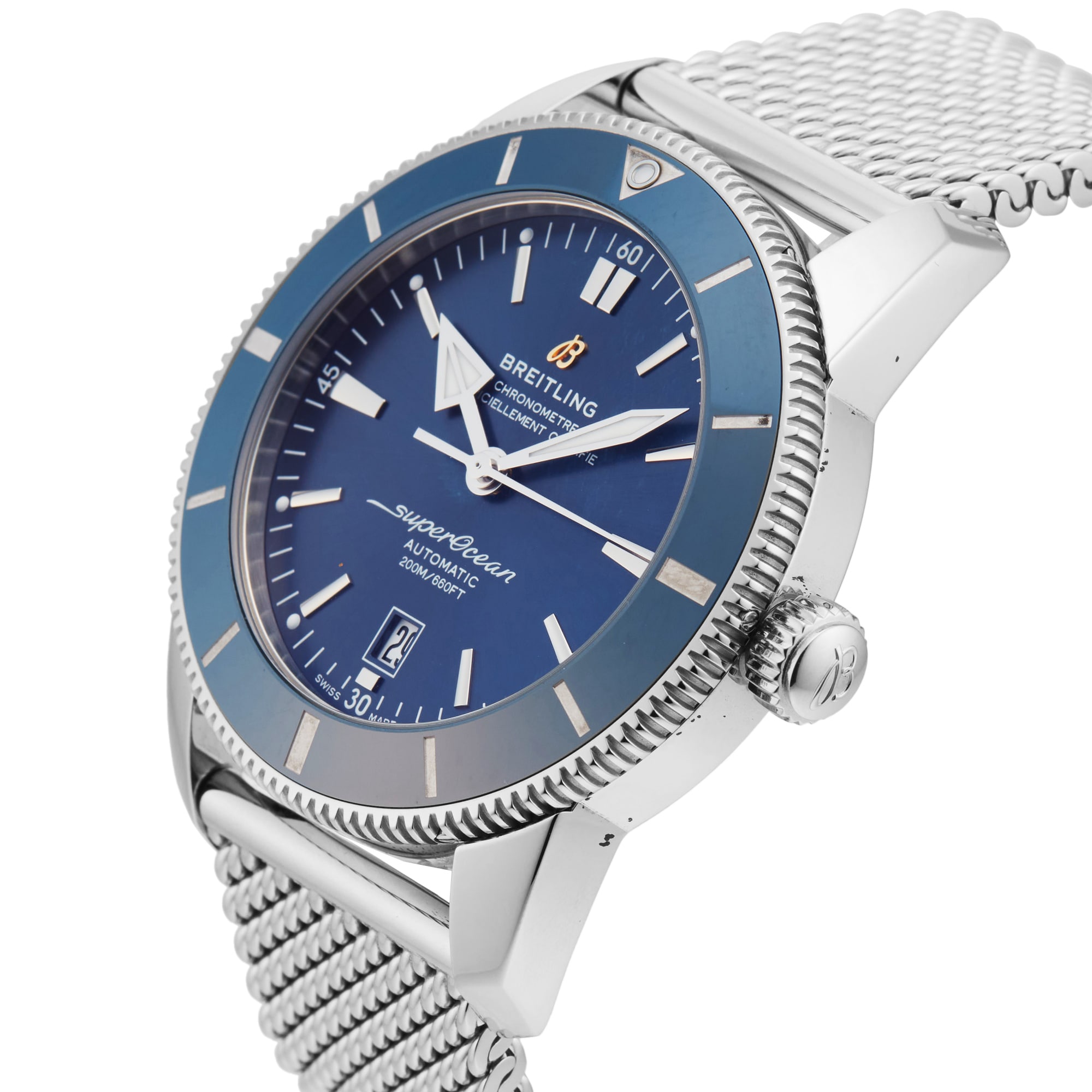 Pre-Owned Breitling Superocean Heritage B20 46mm Stainless Steel Pre-Owned Breitling Superocean Heritage B20 46mm Stainless Steel