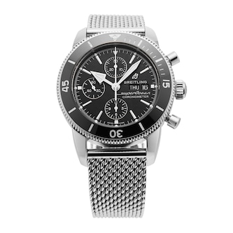 Pre-Owned Breitling Superocean Heritage Chronograph 44MM Stainless Steel Pre-Owned Breitling Superocean Heritage Chronograph 44MM Stainless Steel