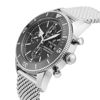 Pre-Owned Breitling Superocean Heritage Chronograph 44MM Stainless Steel Pre-Owned Breitling Superocean Heritage Chronograph 44MM Stainless Steel