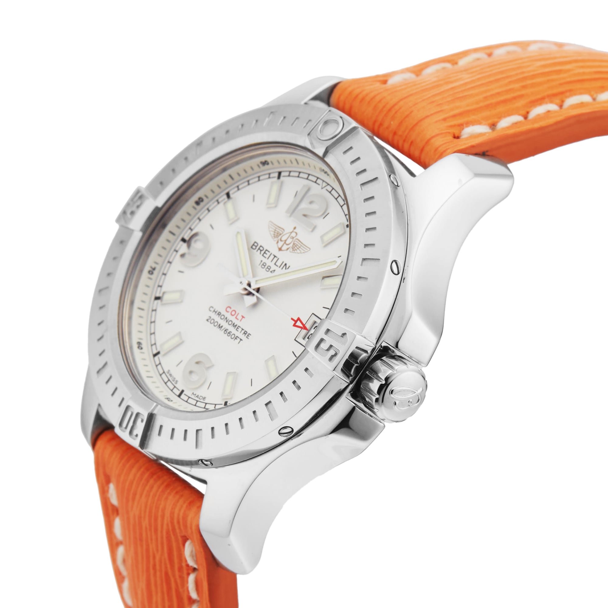 Pre-Owned Breitling Colt 36MM Stainless Steel Pre-Owned Breitling Colt 36MM Stainless Steel