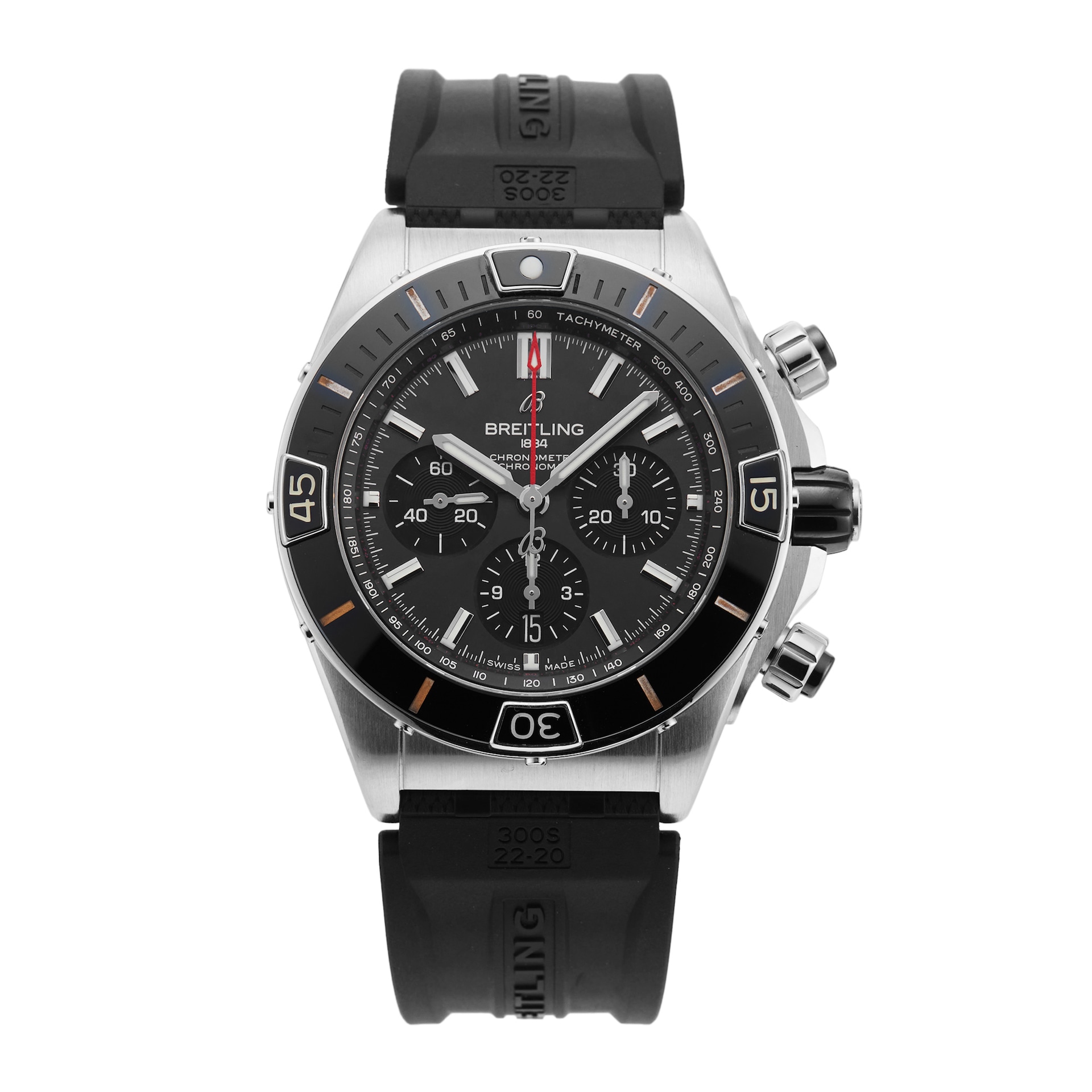 Pre-Owned Breitling Super Chronomat B01 44MM Stainless Steel Pre-Owned Breitling Super Chronomat B01 44MM Stainless Steel