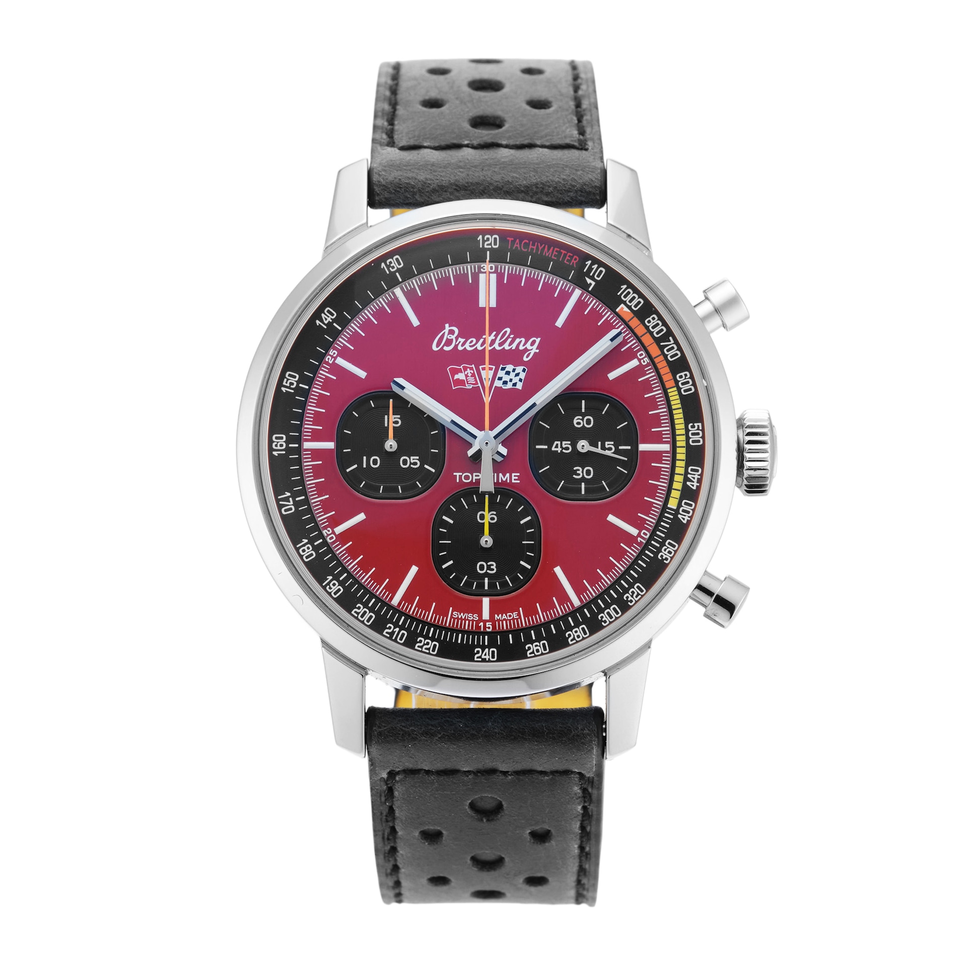 Pre-Owned Breitling Top Time Chevrolet Corvette 42mm Stainless Steel Pre-Owned Breitling Top Time Chevrolet Corvette 42mm Stainless Steel