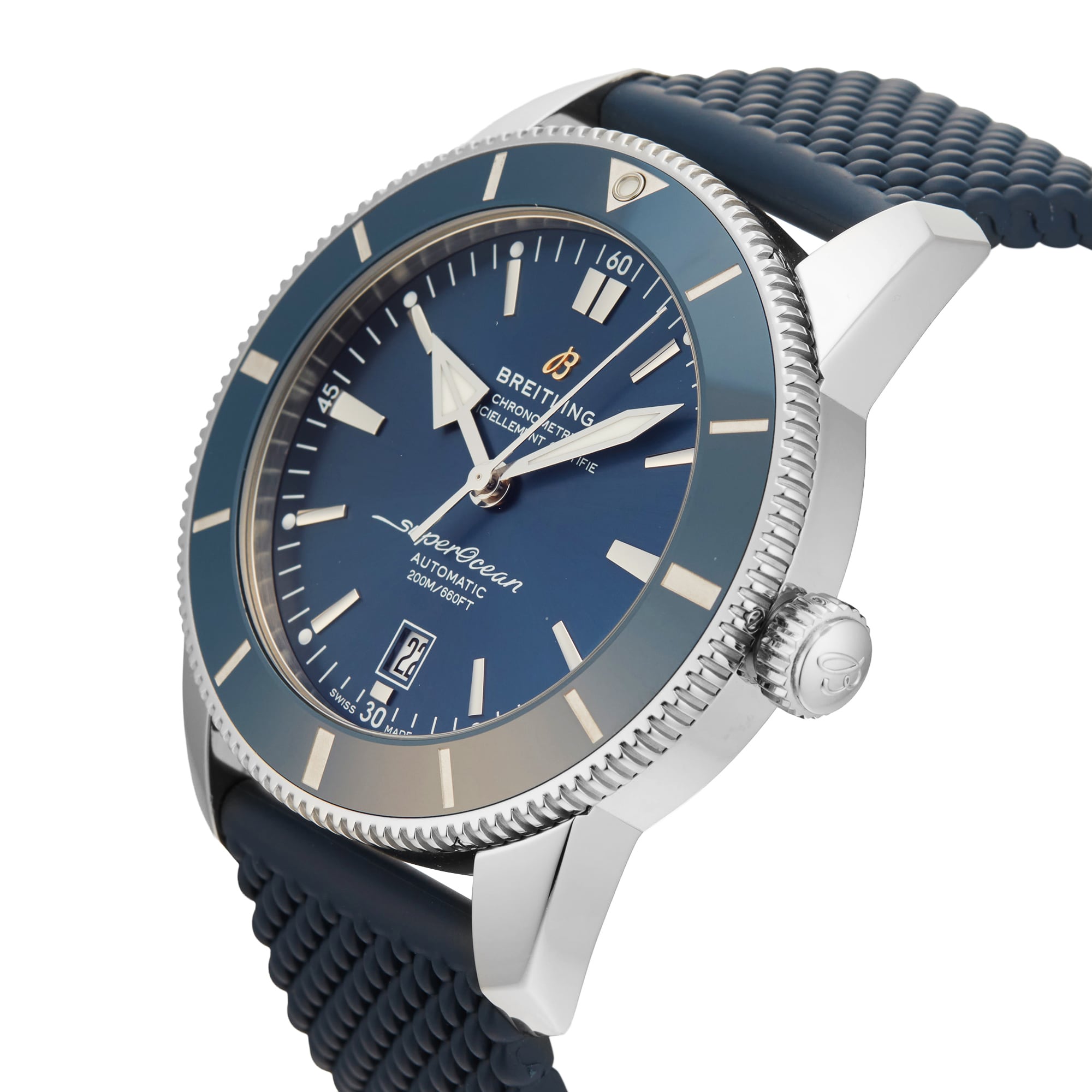 Pre-Owned Breitling Superocean Heritage B20 Automatic 46mm Stainless Steel Pre-Owned Breitling Superocean Heritage B20 Automatic 46mm Stainless Steel