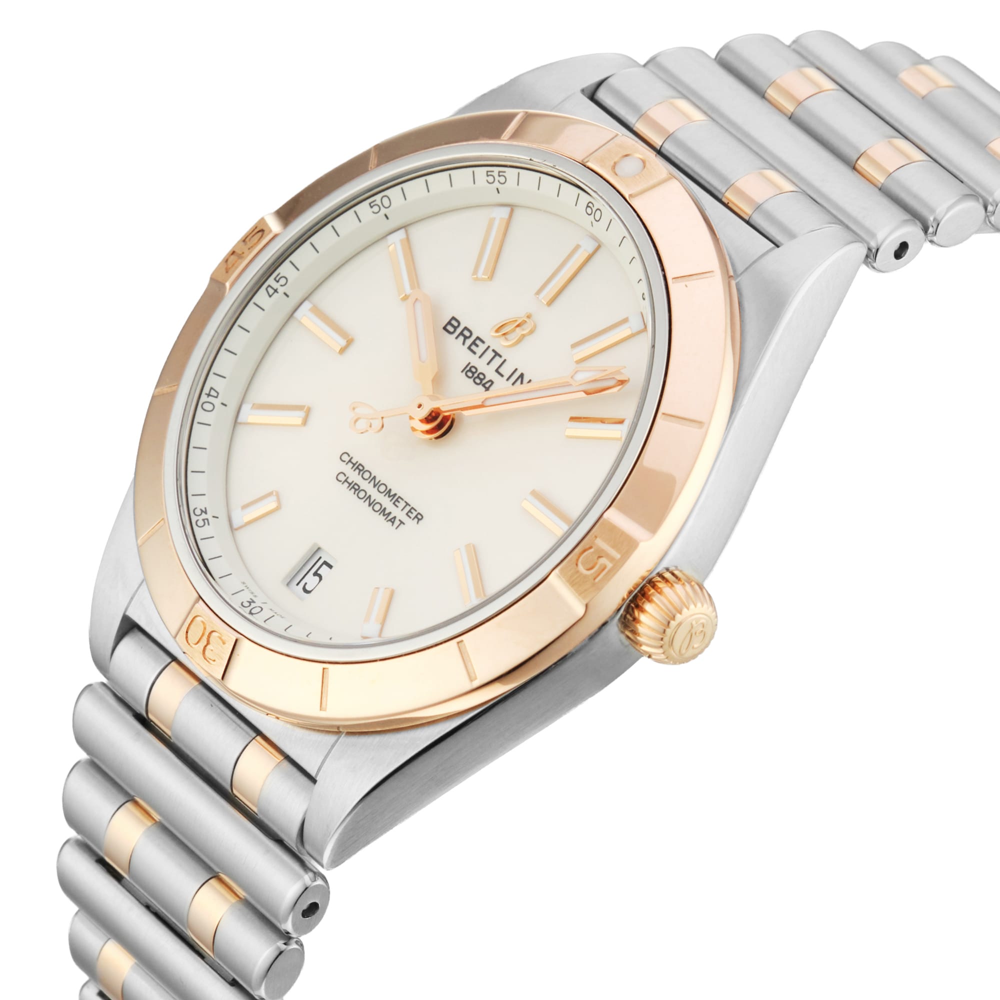 Pre-Owned Breitling Chronomat Automatic 36mm Stainless Steel and Rose Gold