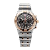 Pre-Owned Breitling Chronomat B01 42 Automatic Stainless Steel and Rose Gold