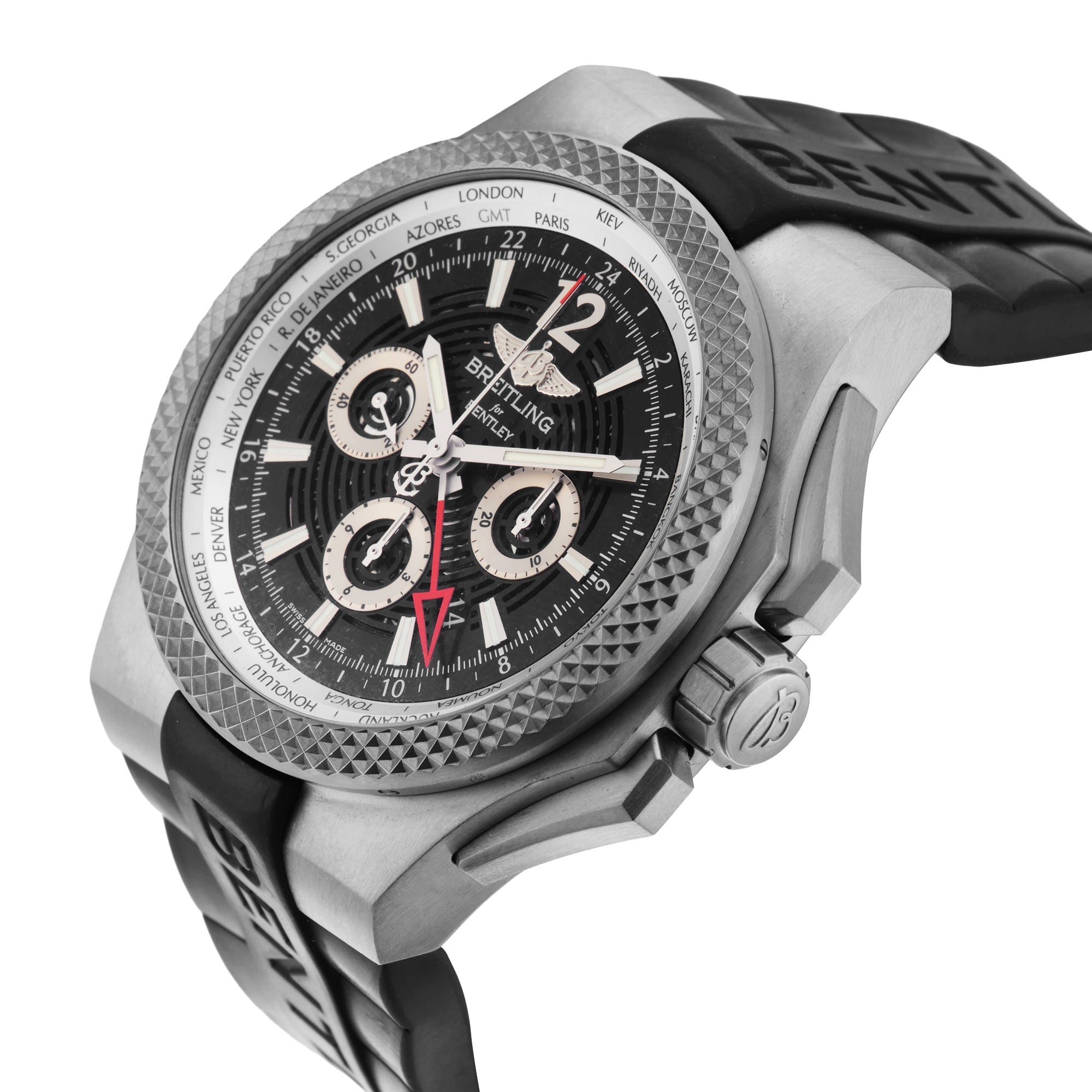 Pre-Owned Breitling Bentley GMT Light Body B04 49mm Titanium Pre-Owned Breitling Bentley GMT Light Body B04 49mm Titanium