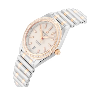 Pre-Owned Breitling Chronomat 32mm Stainless Steel and Rose Gold Pre-Owned Breitling Chronomat 32mm Stainless Steel and Rose Gold