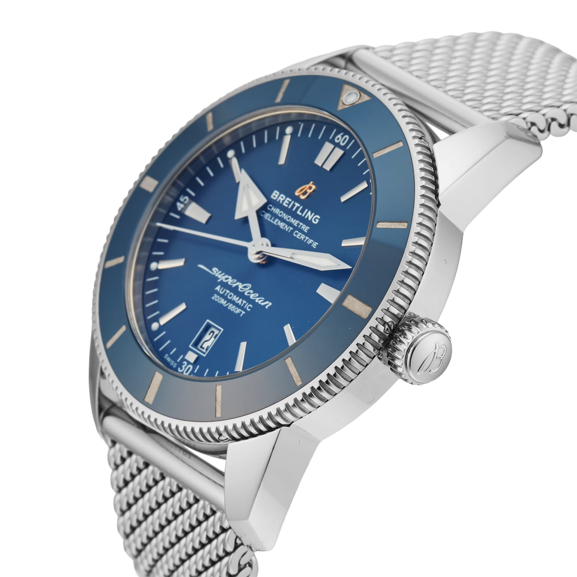 Pre-Owned Breitling Superocean Heritage B20 46mm Stainless Steel Pre-Owned Breitling Superocean Heritage B20 46mm Stainless Steel