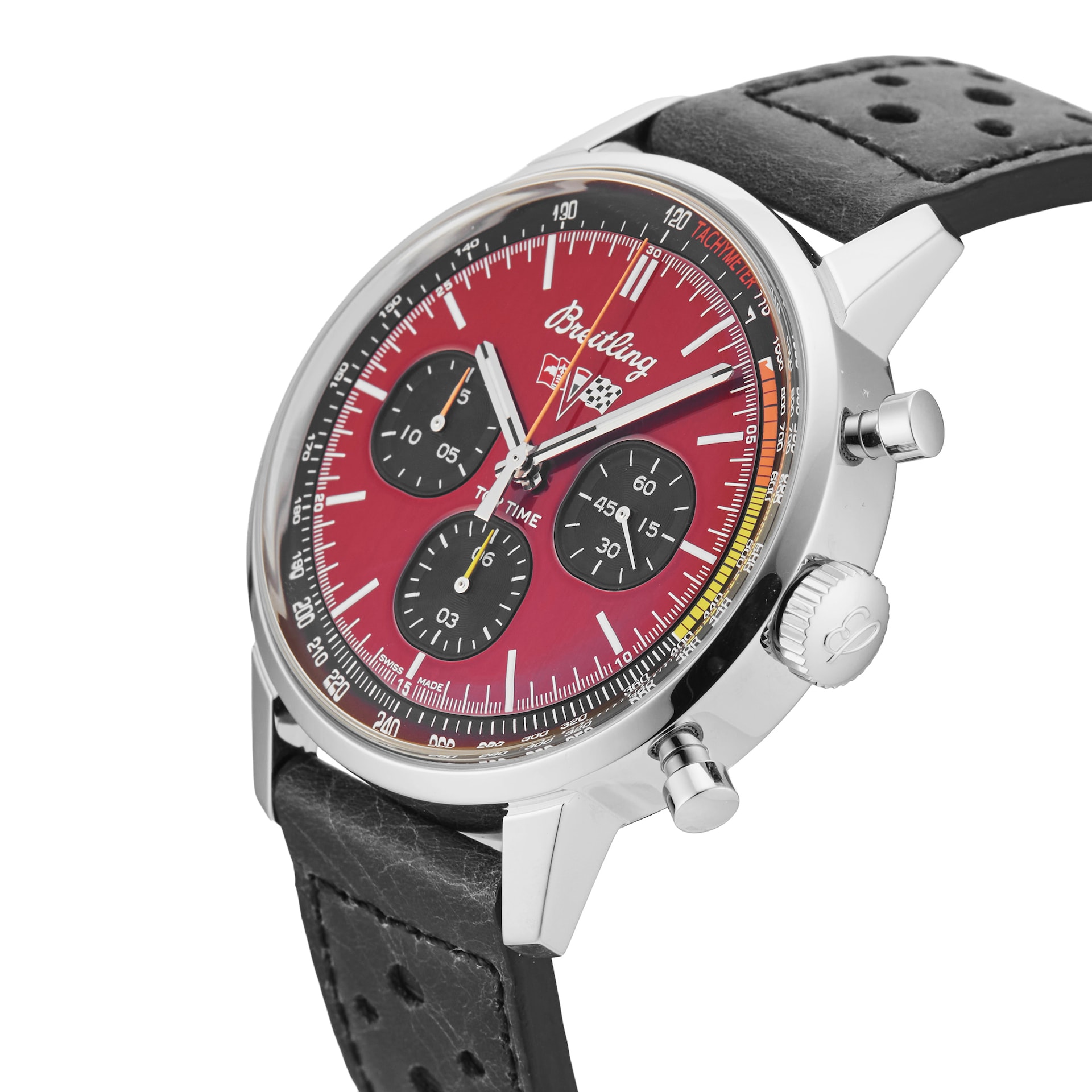 Pre-Owned Breitling Top Time Chevrolet Corvette 42mm Stainless Steel Pre-Owned Breitling Top Time Chevrolet Corvette 42mm Stainless Steel