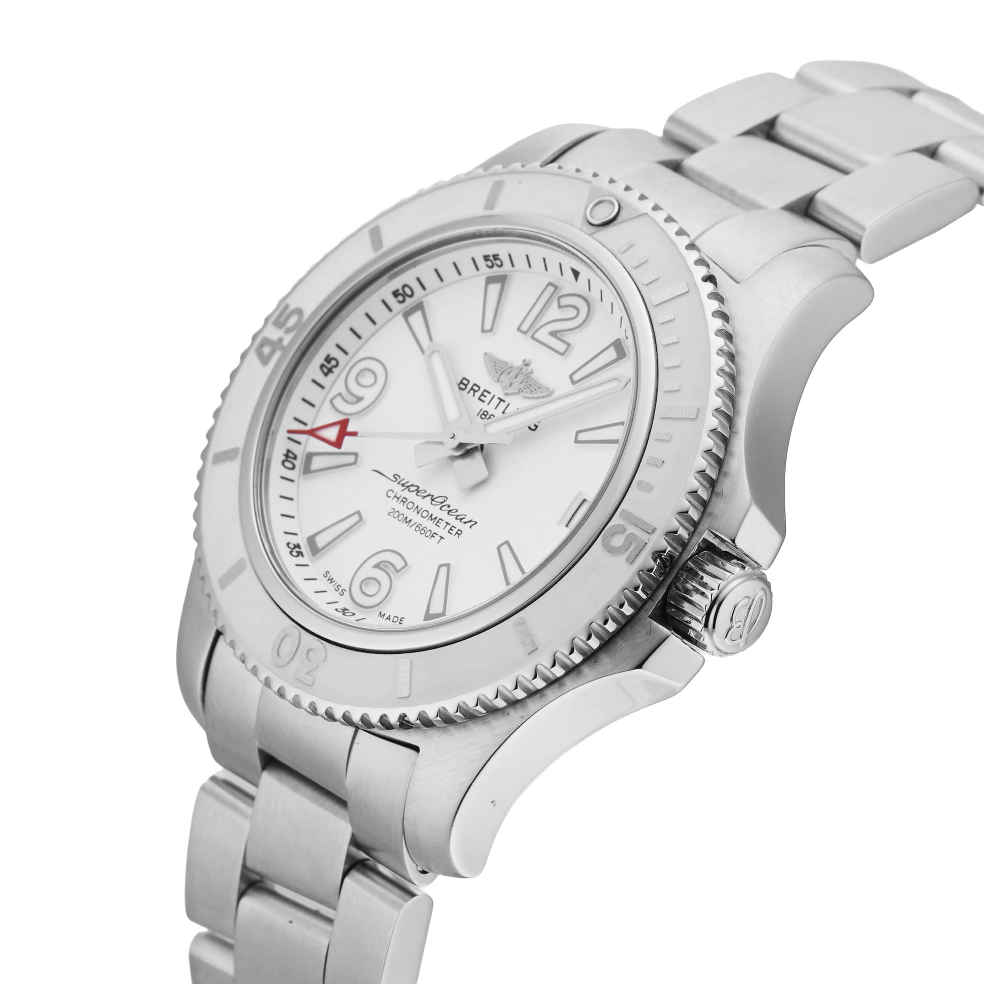 Pre-Owned Breitling Superocean Automatic 36mm Stainless Steel Pre-Owned Breitling Superocean Automatic 36mm Stainless Steel