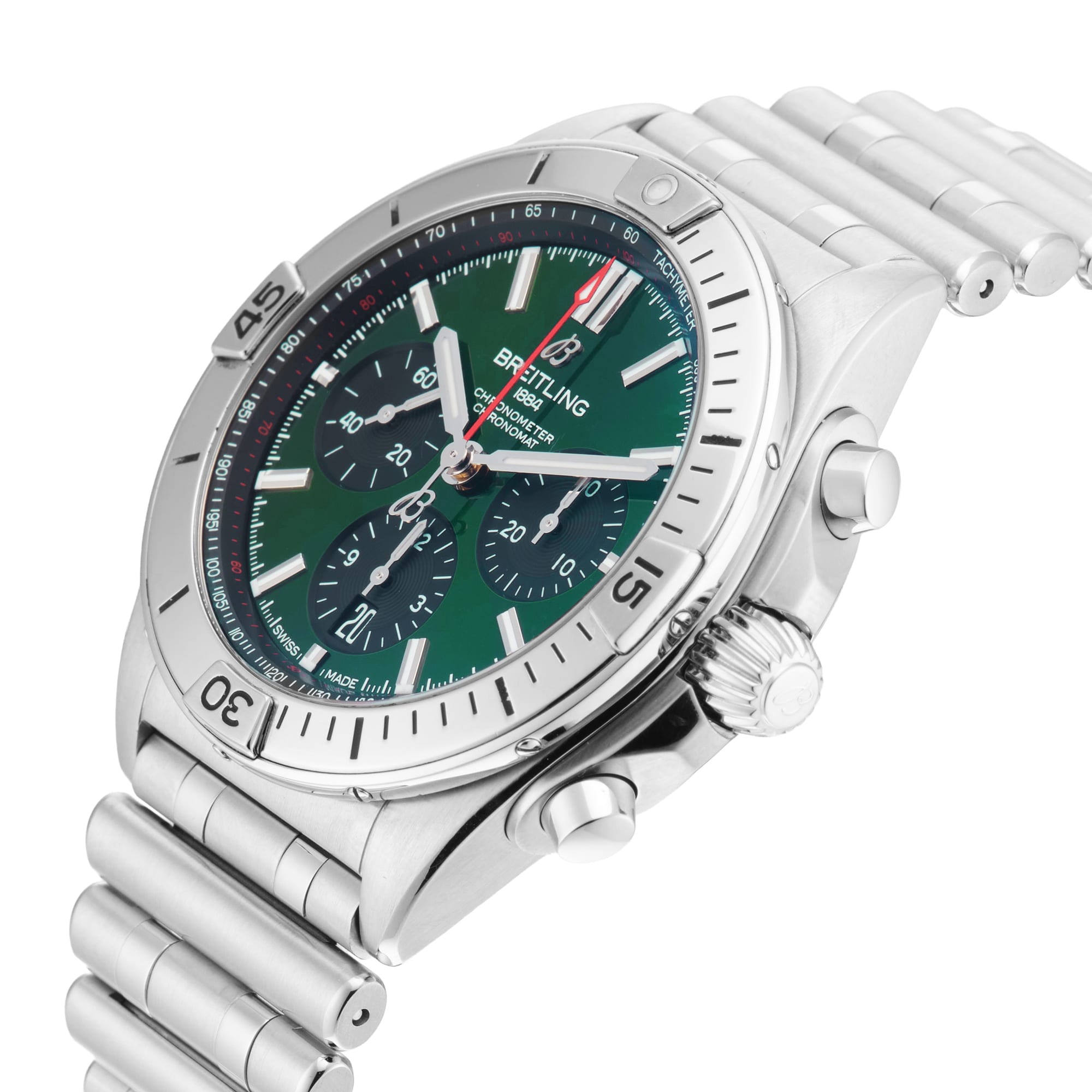 Pre-Owned Breitling Chronomat B0I 42 Bentley 42mm Stainless Steel Pre-Owned Breitling Chronomat B0I 42 Bentley 42mm Stainless Steel