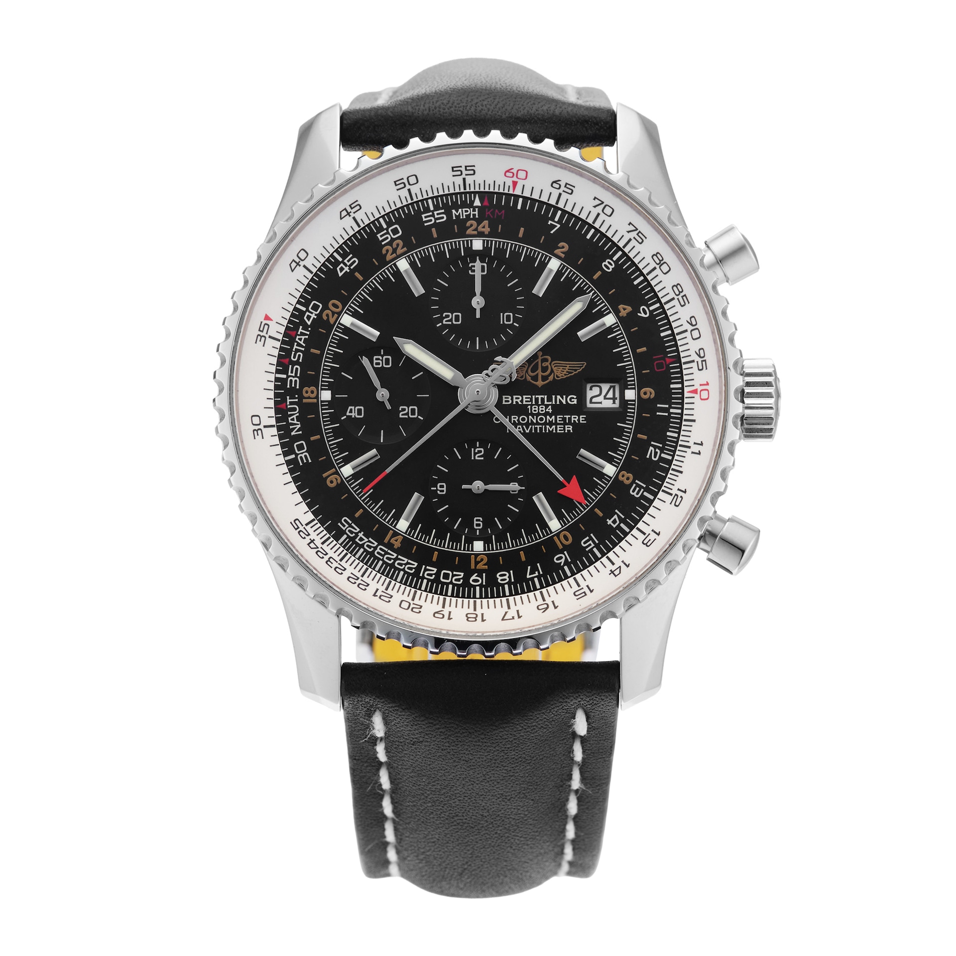 Pre-Owned Breitling Navitimer 46mm Stainless Steel Pre-Owned Breitling Navitimer 46mm Stainless Steel