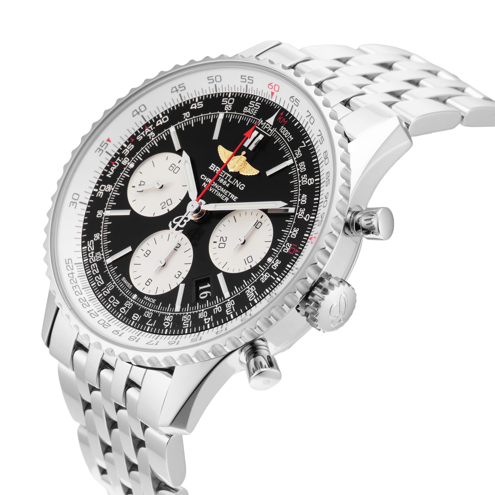 Pre-Owned Breitling Navitimer 01 43mm Stainless Steel Pre-Owned Breitling Navitimer 01 43mm Stainless Steel