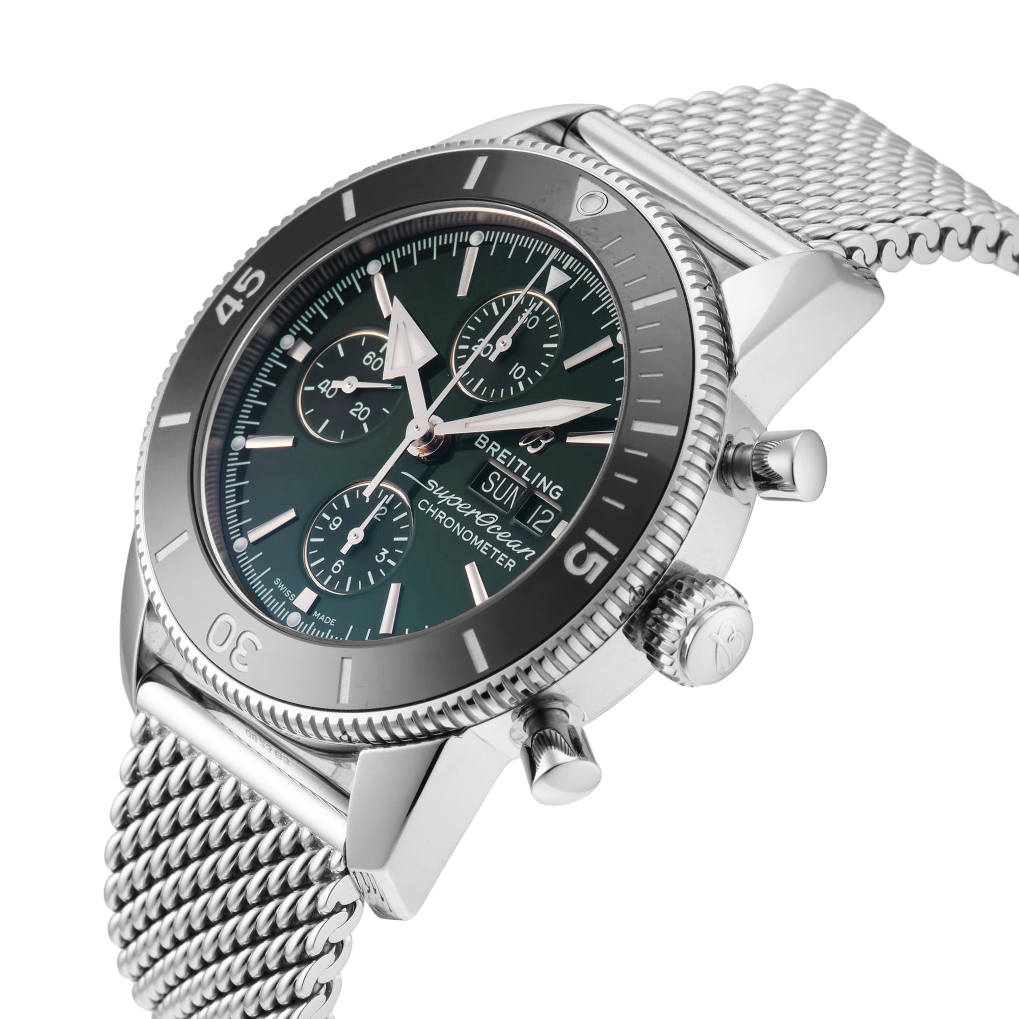 Pre-Owned Breitling Superocean Heritage Chronograph 44mm Stainless Steel