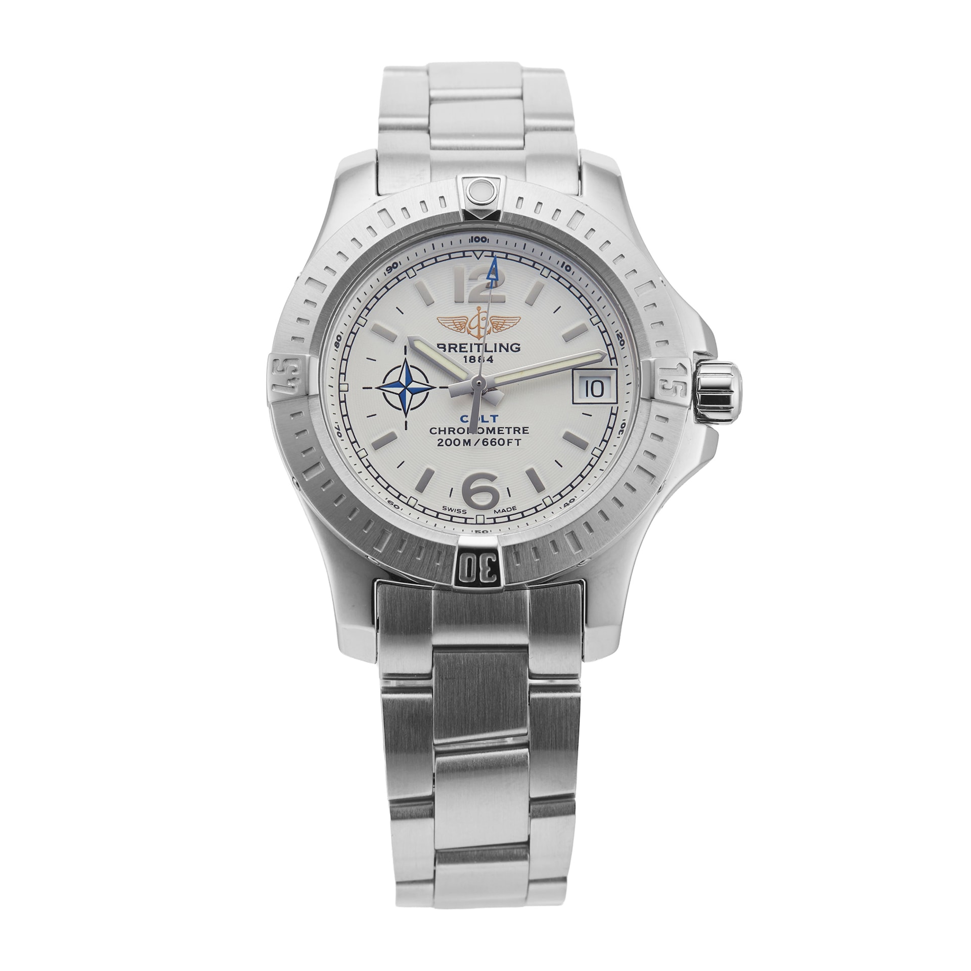 Pre-Owned Breitling Colt NATO Limited Edition 34mm Stainless Steel