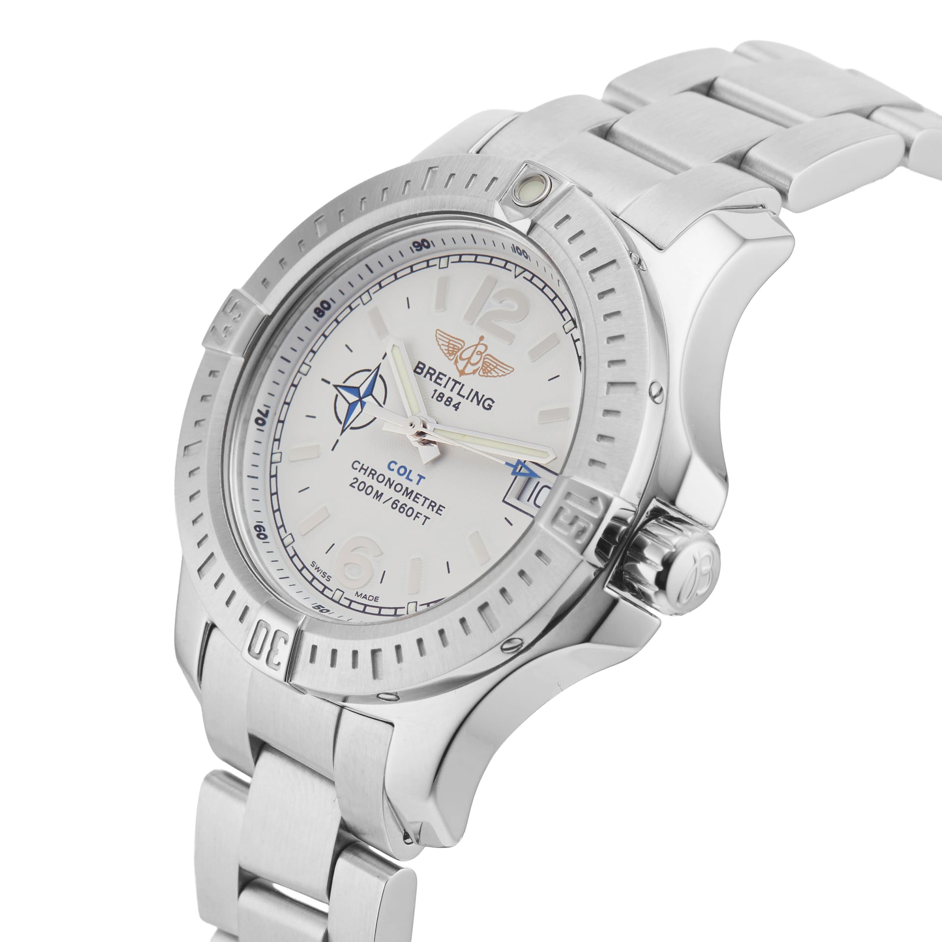 Pre-Owned Breitling Colt NATO Limited Edition 34mm Stainless Steel