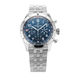 Pre-Owned Breitling Super AVI B04 Chronograph GMT 46mm Tribute to Vought F4U Corsair Stainless Steel