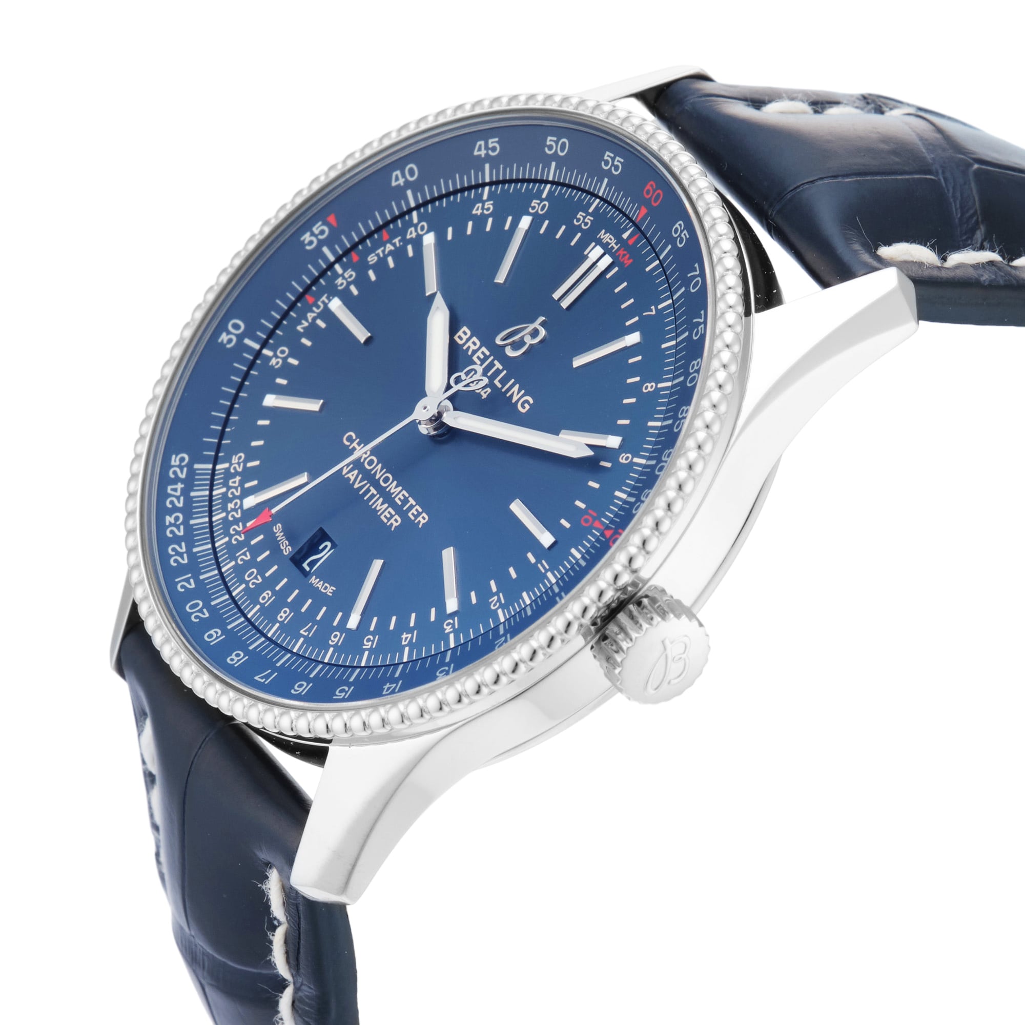 Pre-Owned Breitling Navitimer Automatic 41mm Stainless Steel Pre-Owned Breitling Navitimer Automatic 41mm Stainless Steel