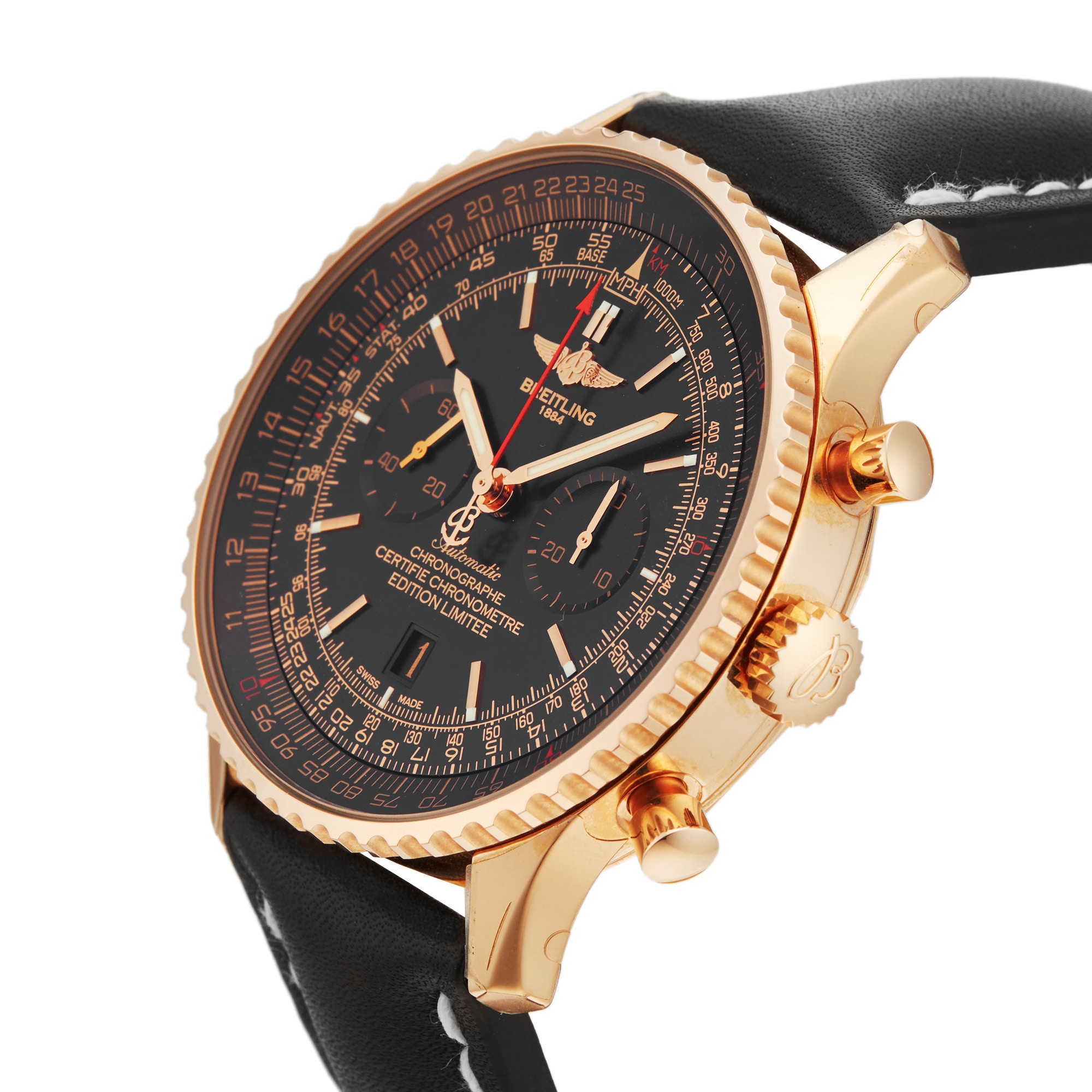 Pre-Owned Breitling Navitimer 46mm Rose Gold Pre-Owned Breitling Navitimer 46mm Rose Gold