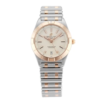 Pre-Owned Breitling Pre-Owned Breitling Chronomat 32mm Stainless Steel and Rose Gold U77310101A1U1