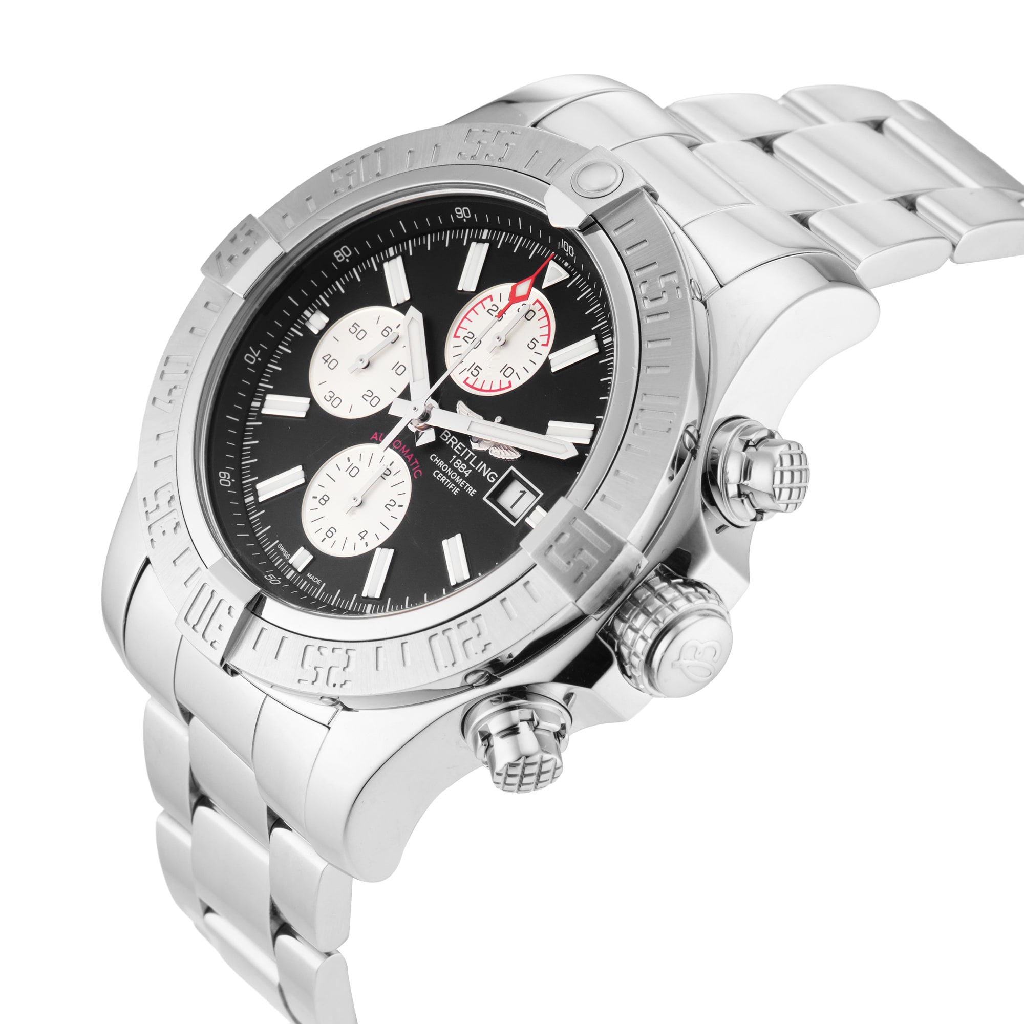 Pre-Owned Breitling Super Avenger II 48mm Stainless Steel