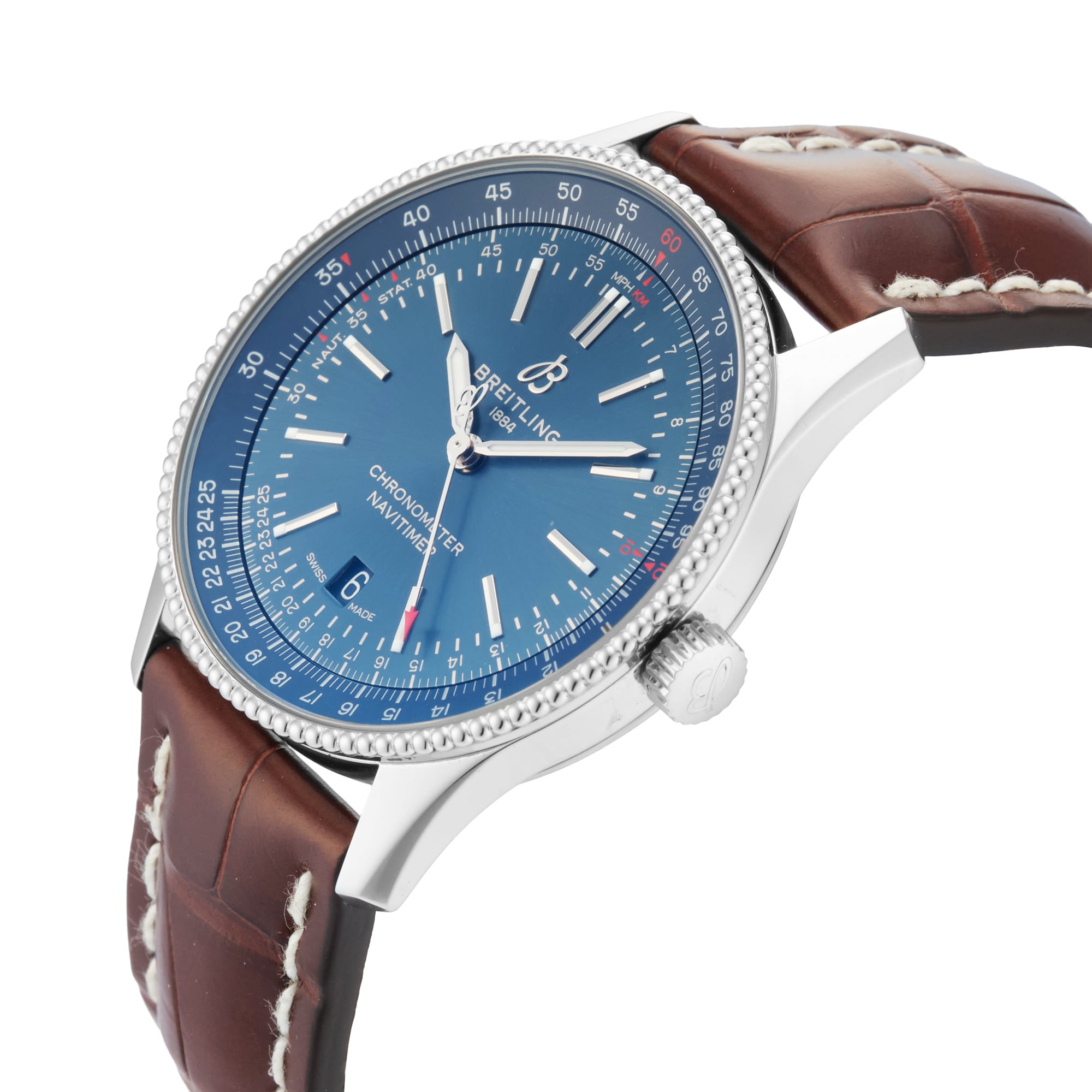 Pre-Owned Breitling Navitimer Automatic 41mm Stainless Steel Pre-Owned Breitling Navitimer Automatic 41mm Stainless Steel