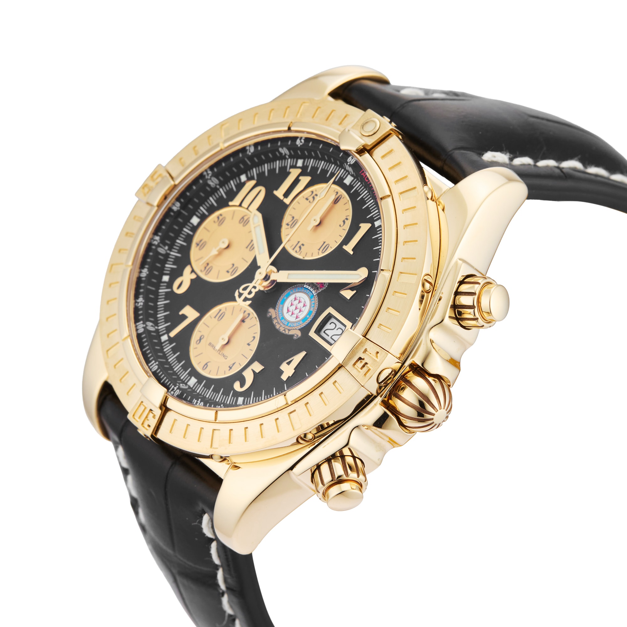 Pre-Owned Breitling Chronomat Evolution Red Arrows Limited Edition 27/40 43.7mm Yellow Gold Pre-Owned Breitling Chronomat Evolution Red Arrows Limited Edition 27/40 43.7mm Yellow Gold