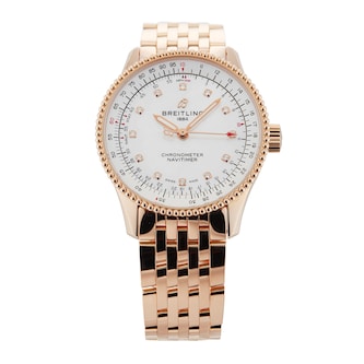 Pre-Owned Breitling Navitimer 35mm Rose Gold Pre-Owned Breitling Navitimer 35mm Rose Gold