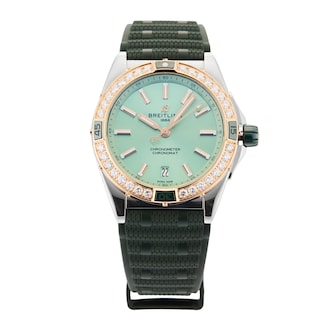 Pre-Owned Breitling Super Chronomat 38mm Stainless Steel and Rose Gold U17356531L1S1 Pre-Owned Breitling Super Chronomat 38mm Stainless Steel and Rose Gold U17356531L1S1