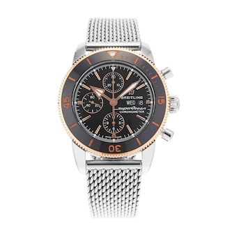 Pre-Owned Breitling Superocean Heritage Chronograph 44mm Stainless Steel U13313121B1A1 Pre-Owned Breitling Superocean Heritage Chronograph 44mm Stainless Steel U13313121B1A1