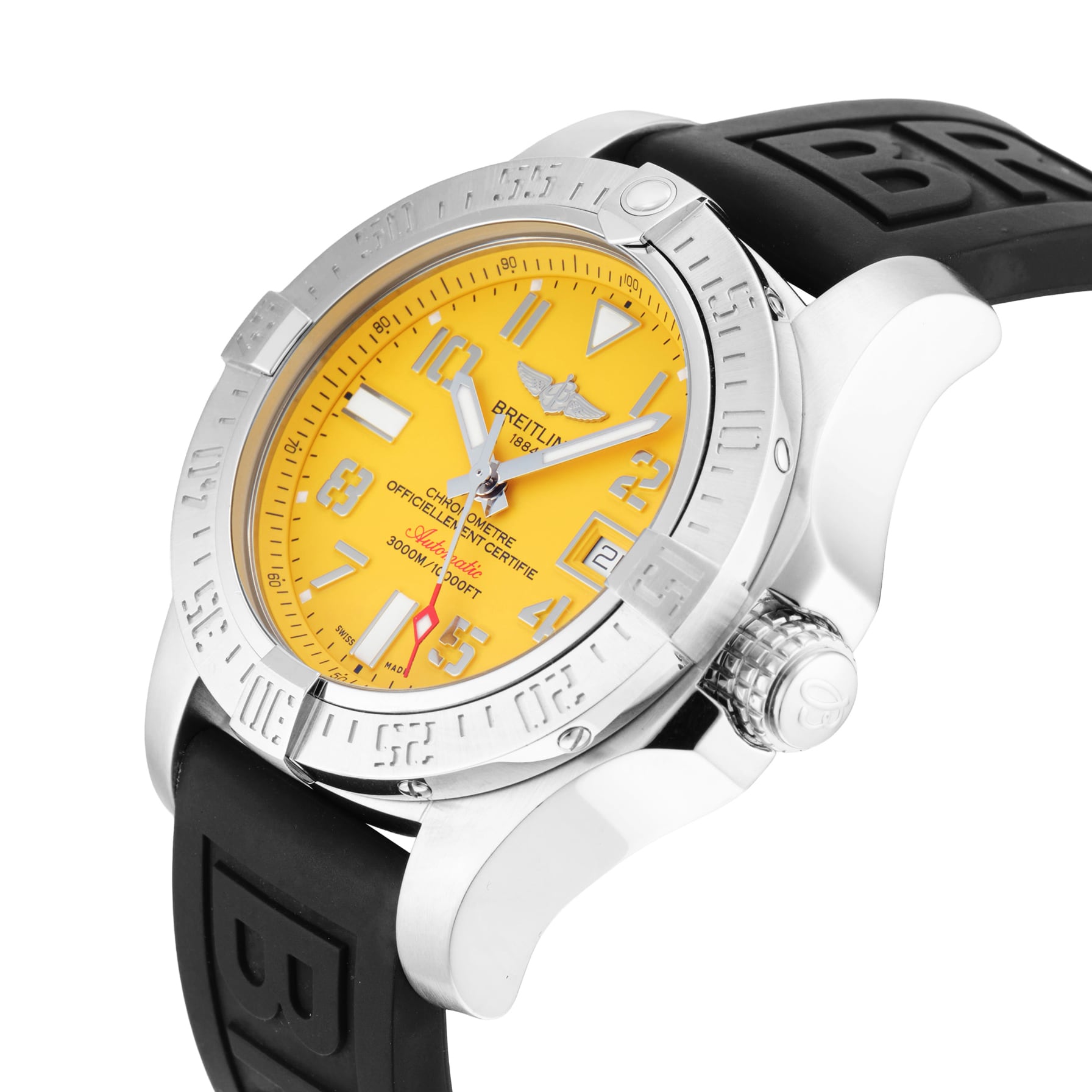 Pre-Owned Breitling Avenger II Seawolf 45mm Stainless Steel Pre-Owned Breitling Avenger II Seawolf 45mm Stainless Steel
