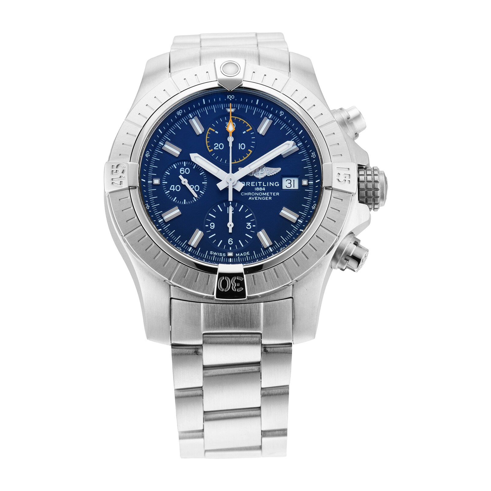 Pre-Owned Breitling Avenger Chronograph 45mm Stainless Steel