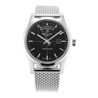 Pre-Owned Breitling Transocean 43mm Stainless Steel Pre-Owned Breitling Transocean 43mm Stainless Steel