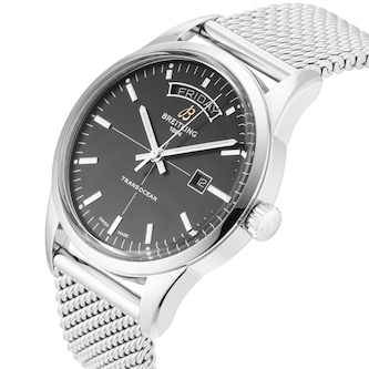 Pre-Owned Breitling Transocean 43mm Stainless Steel Pre-Owned Breitling Transocean 43mm Stainless Steel