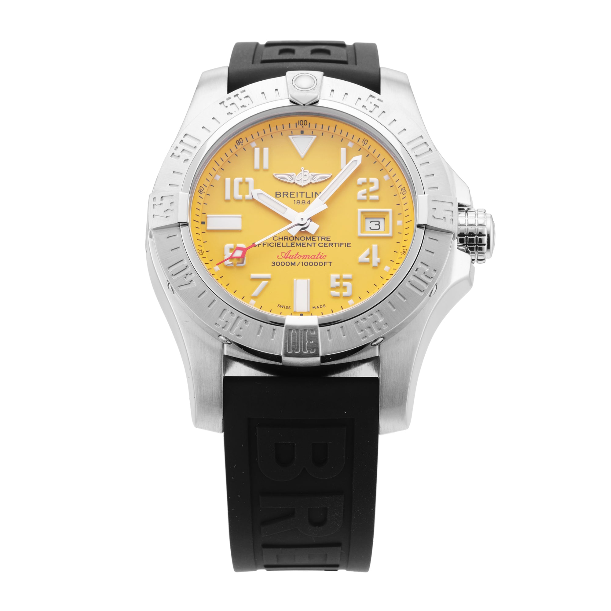 Pre-Owned Breitling Avenger II Seawolf 45mm Stainless Steel Pre-Owned Breitling Avenger II Seawolf 45mm Stainless Steel