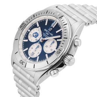 Pre-Owned Breitling Chronomat B01 Six Nations Scotland 42mm Stainless Steel Pre-Owned Breitling Chronomat B01 Six Nations Scotland 42mm Stainless Steel