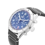 Pre-Owned Breitling Super AVI B04 Chronograph GMT 46mm Tribute to Vought F4U Corsair Stainless Steel