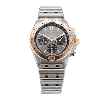 Pre-Owned Breitling Chronomat B01 42 Automatic Stainless Steel and Rose Gold Pre-Owned Breitling Chronomat B01 42 Automatic Stainless Steel and Rose Gold